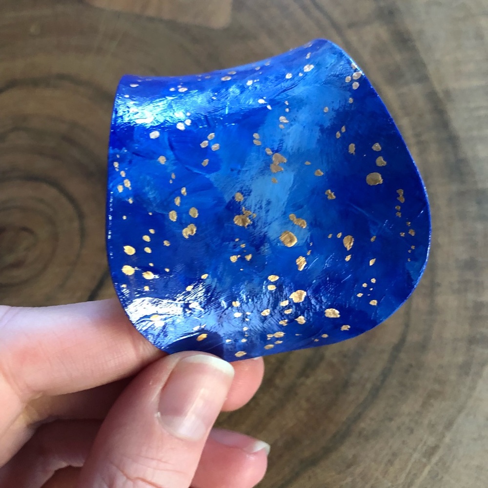 Upcycled Celestial Starry Night Cuff - image 4
